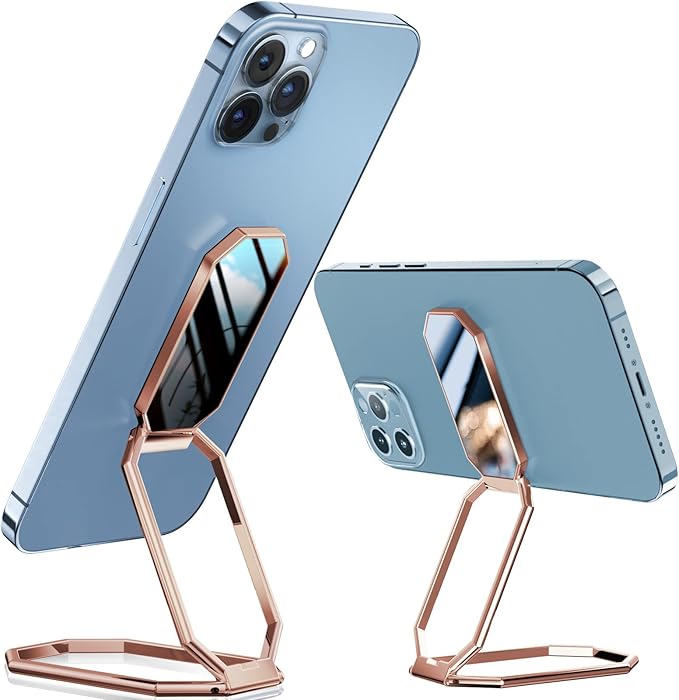 A-LuGei ๐๐ผ๐น๐ฑ๐ฎ๐ฏ๐น๐ฒ & ๐๐ฑ๐ท๐๐๐๐ฎ๐ฏ๐น๐ฒ Cell Phone Ring Holder Stand, Phone Kickstand for Desk, Cell Phone Holder for Hand, Ring for Back of iPhone, Metal Phone Grip for Magnetic Car Mount