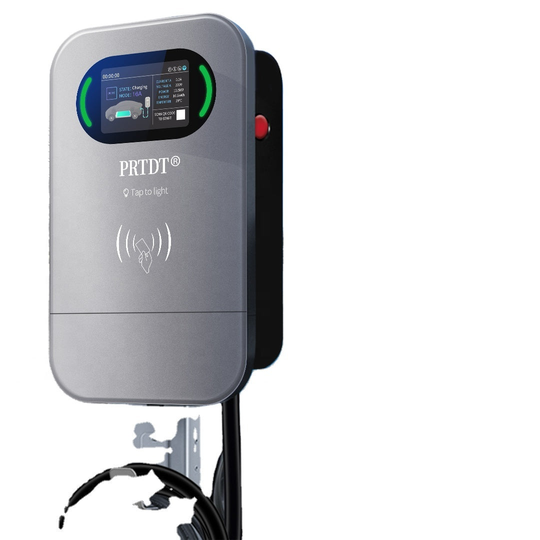 New 7kW 11kW 22kW Residential AC EV Charger with OCPP 1.6 J Vehicle Charging Wallbox Type2 Three Phases for Residential Charging