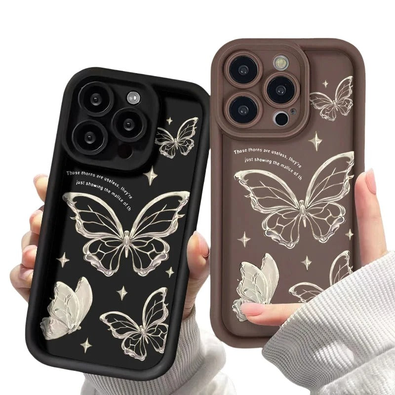 Butterfly silicon cover for phone