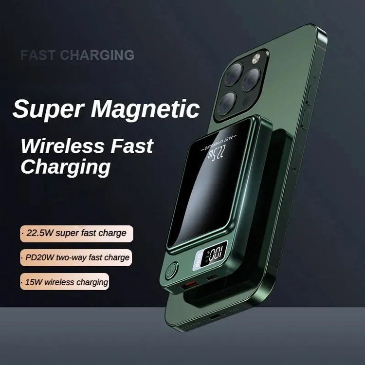 Fast Charging Wireless Magnetic Power Bank Type c Power Bank 10000mah