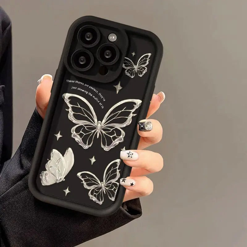Butterfly silicon cover for phone