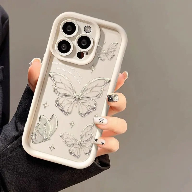 Butterfly silicon cover for phone