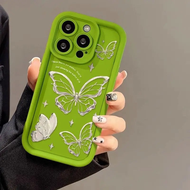 Butterfly silicon cover for phone